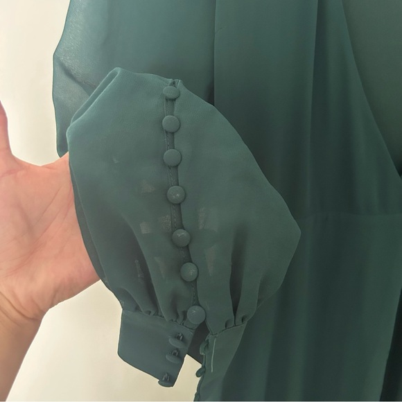 Lulu's Deep Green Maxi Dress - Picture 5 of 8